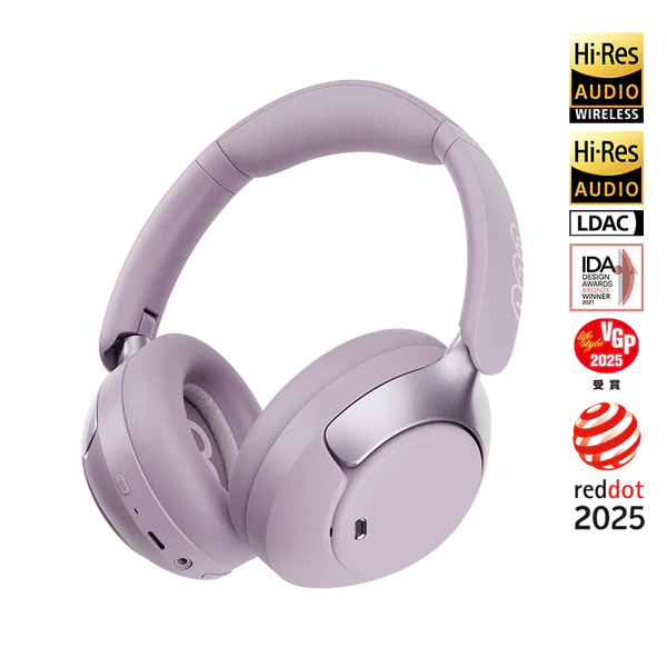 QCY H3 Pro ANC Headphones – 55H Playtime, Hi-Res Sound, Wireless Comfort