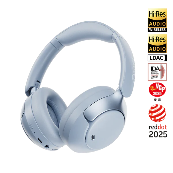 QCY H3 Pro ANC Headphones – 55H Playtime, Hi-Res Sound, Wireless Comfort