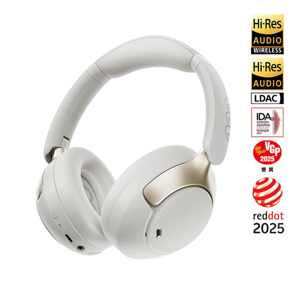 QCY H3 Pro ANC Headphones – 55H Playtime, Hi-Res Sound, Wireless Comfort