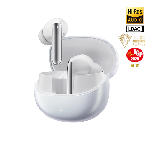 QCY MeloBuds Pro Wireless Earbuds – 46dB ANC, Hi-Res LDAC Audio, 34H Battery