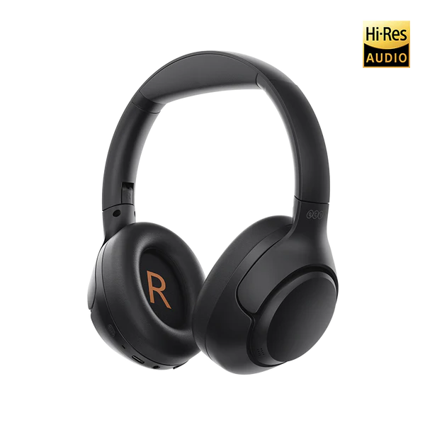 QCY H3 Wireless Headphones – 43dB Hybrid ANC, 60H Battery, Hi-Res Audio
