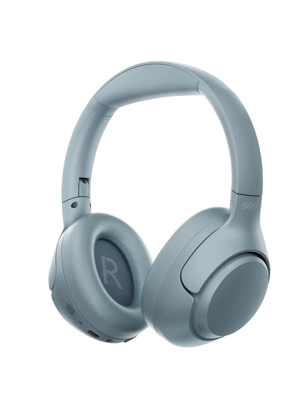 QCY H3 Wireless Headphones – 43dB Hybrid ANC, 60H Battery, Hi-Res Audio