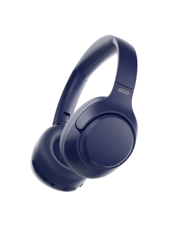 QCY H3 Wireless Headphones – 43dB Hybrid ANC, 60H Battery, Hi-Res Audio
