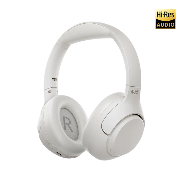 QCY H3 Wireless Headphones – 43dB Hybrid ANC, 60H Battery, Hi-Res Audio