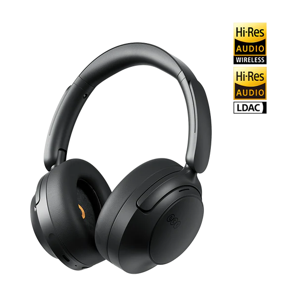 QCY H3S Wireless Headphones – 56dB ANC, 102H Battery, Hi-Res LDAC Audio