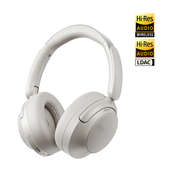 QCY H3S Wireless Headphones – 56dB ANC, 102H Battery, Hi-Res LDAC Audio