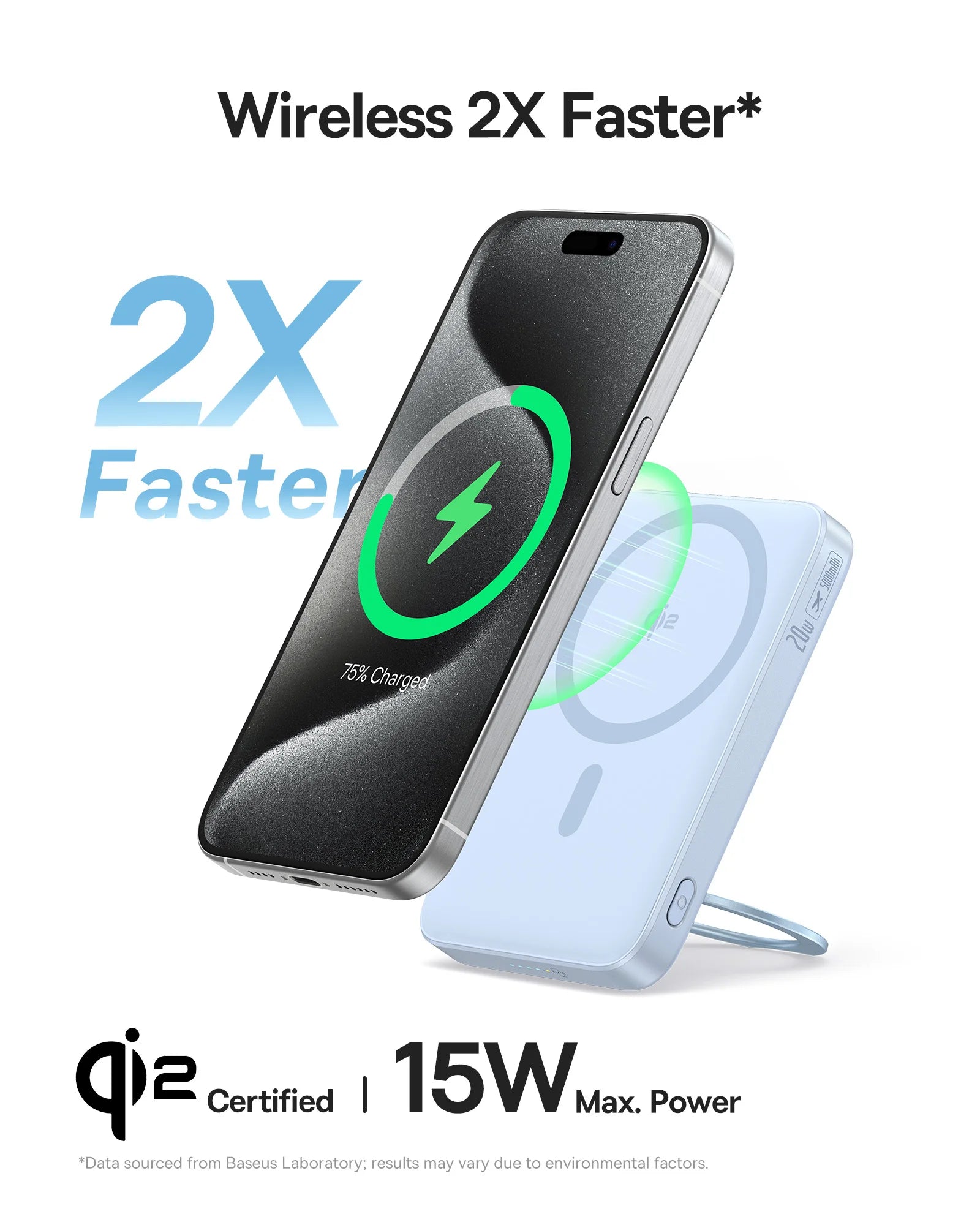 Baseus  PowerStand – Magnetic Charger with 360° Kickstand