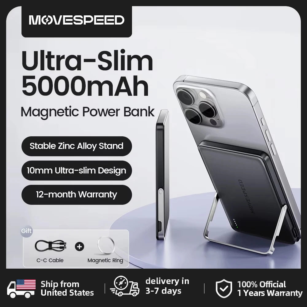 MOVESPEED  MagSnap S05 PRO Wireless Power Bank (5000mAh)