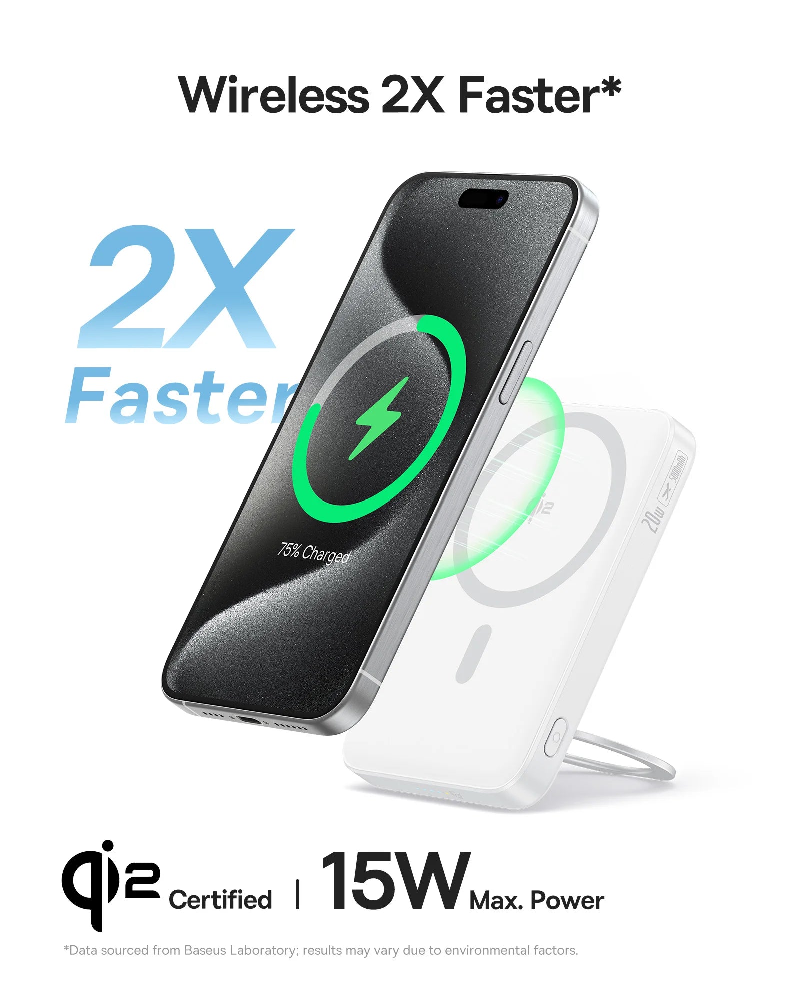 Baseus  PowerStand – Magnetic Charger with 360° Kickstand