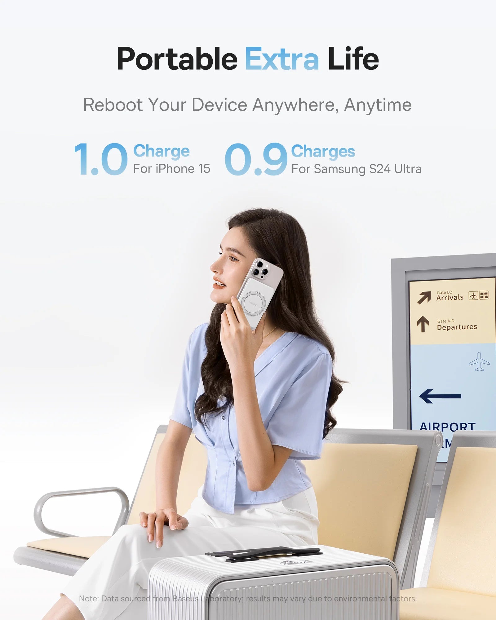 Baseus  PowerStand – Magnetic Charger with 360° Kickstand