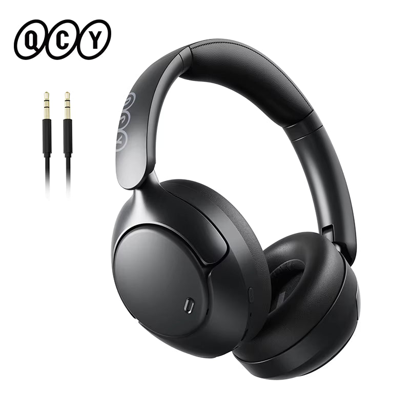 QCY H3 Pro ANC Headphones – 55H Playtime, Hi-Res Sound, Wireless Comfort